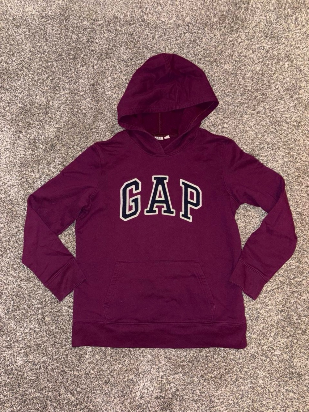 Burgundy Gap hoodie